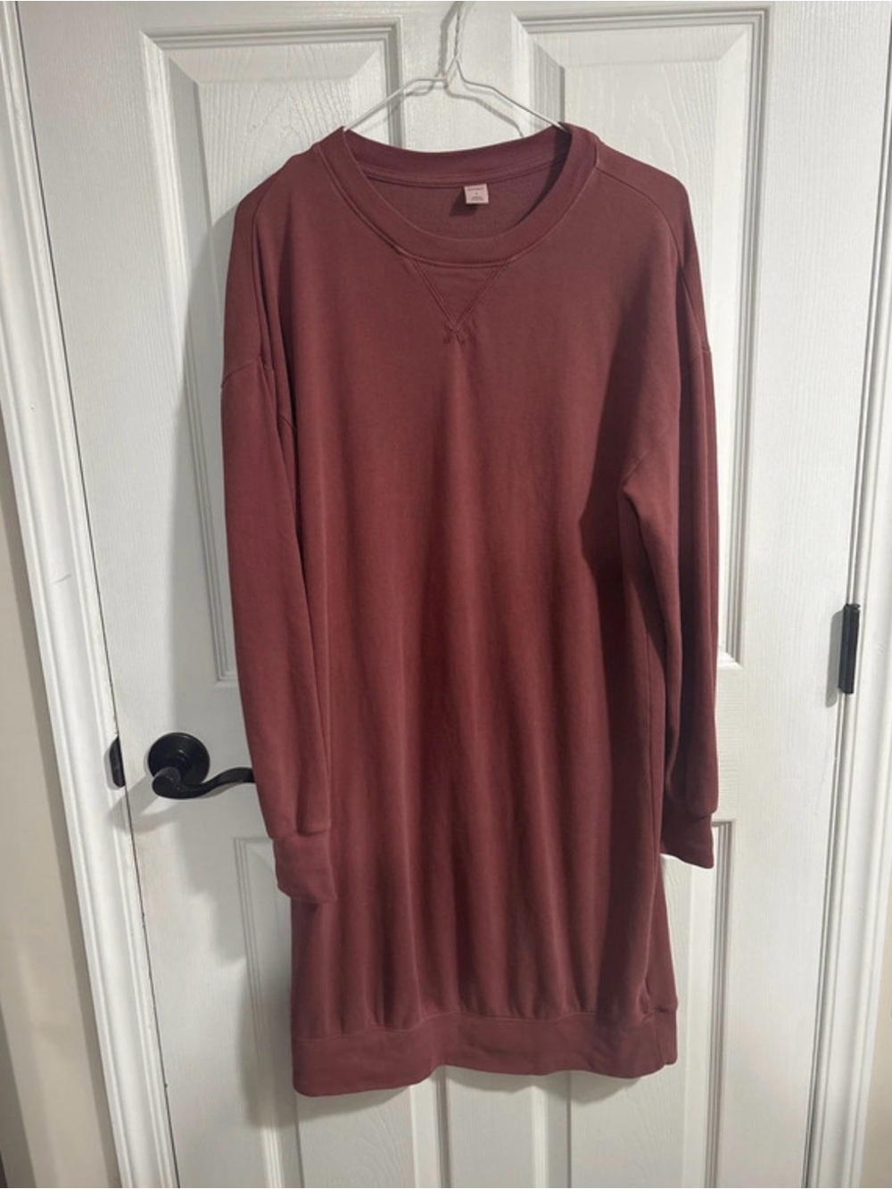 Old Navy Men's Crewneck Sweater Dress - Rust Brown